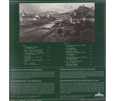 SGP Werksmusik Graz - Auf gehts. Viel Spa an der Freud 1985 LP Neu