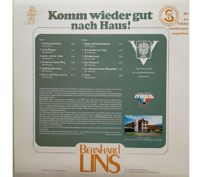 Bernhard Lins - Komm wieder gut nach Haus! LP 1981 Neu