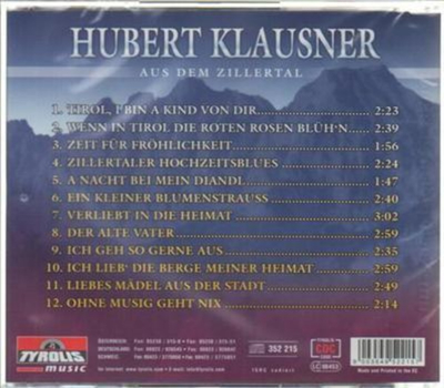 Hubert Klausner - Melodien der Zillertaler Sch�rzenj�ger auf der Harmonika Instrumental