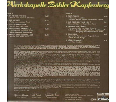 Werkskapelle Bhler-Kapfenberg - In alter Frische 1987 LP Neu