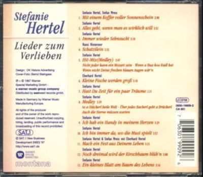 Stefanie Hertel Lieder zum Verlieben CD