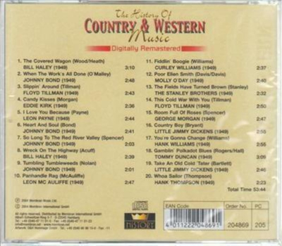 The History of Country & Western Music (Volume 17) 1949