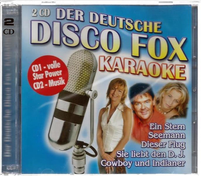 Der Deutsche Disco Fox Karaoke 2CD Neu