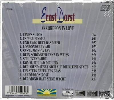 Ernst Dorst mit gro�em Orchester - Akkordeon in Love Melodien zum Tanzen und Tr�umen CD Neu