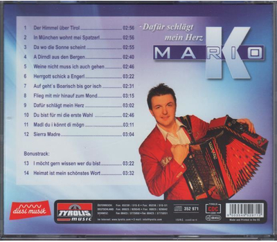 Mario K. - Daf�r schl�gt mein Herz