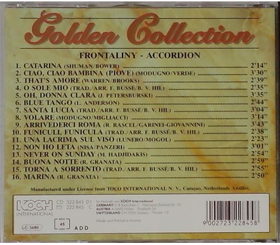 Golden Collection Accordion Instrumental