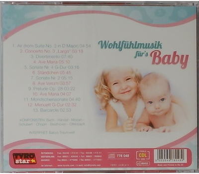 Babys Traumwelt - Wohlfhlmusik frs Baby - Sanfte klassische Melodien zum beruhigen, entspannen und einschlafen