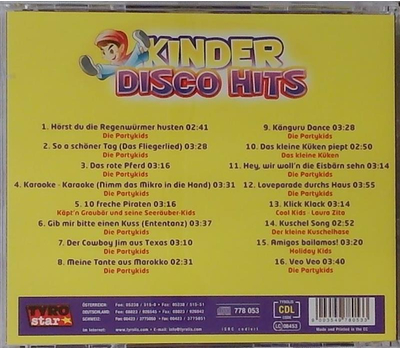 Kinder Disco Hits; 16 coole Songs für eine perfekte Party 