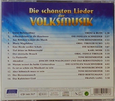 Die sch�nsten Lieder der Volksmusik CD2