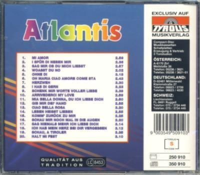 Atlantis & Hans Liner Band - Ihre 20 gr��ten Erfolge 10 Jahre