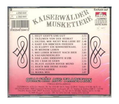 Kaiserw�lder Musketiere - Heut gehts uns gut