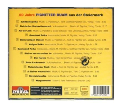 Pignitter Buam 20 Jahre