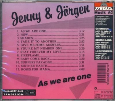 Jenny & Jrgen - As we are one