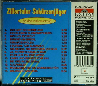 Schrzenjger (Zillertaler) - Ein kleiner Blumenstrau 1985