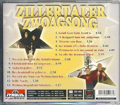 Zillertaler Zwoagsong - Weihnacht isch nur oamol im Jahr