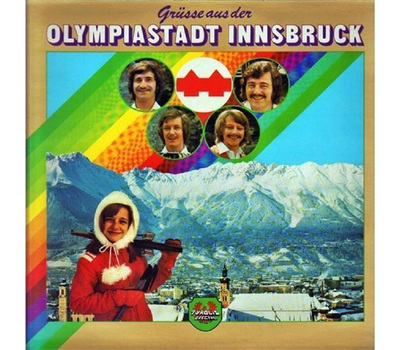 Orig. 4 Tiroler Buam - Gr�sse aus der Olympiastadt Innsbruck 1975 LP