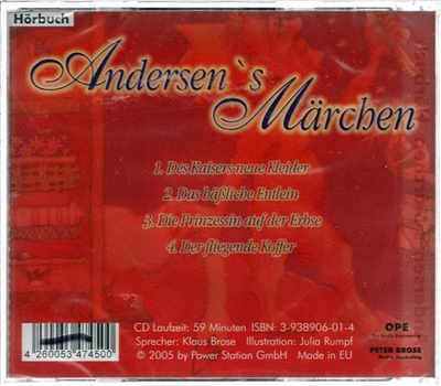 Andersens M�rchen - Des Kaisers neue Kleider / Das h��liche Entlein / Die Prinzessin auf der Erbse / Der fliegende Koffer